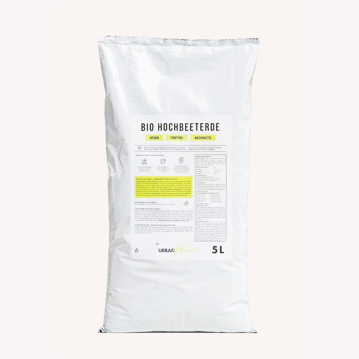Hochbeeterde 5 Liter